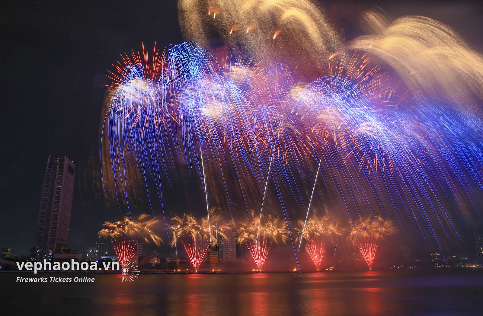 Màn trình diễn của đội Pháo Hoa Hàn Quốc